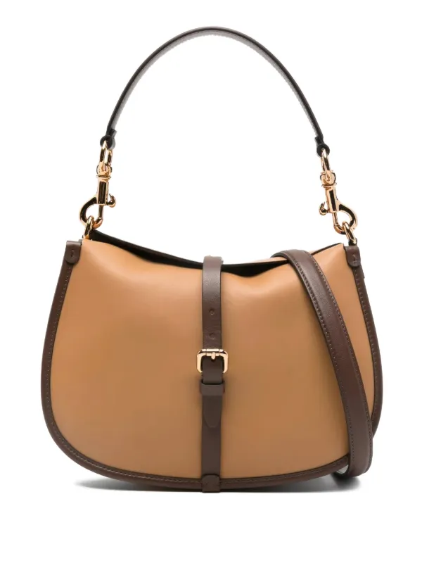 Etro Pony Buckle-detail Tote Bag in Brown