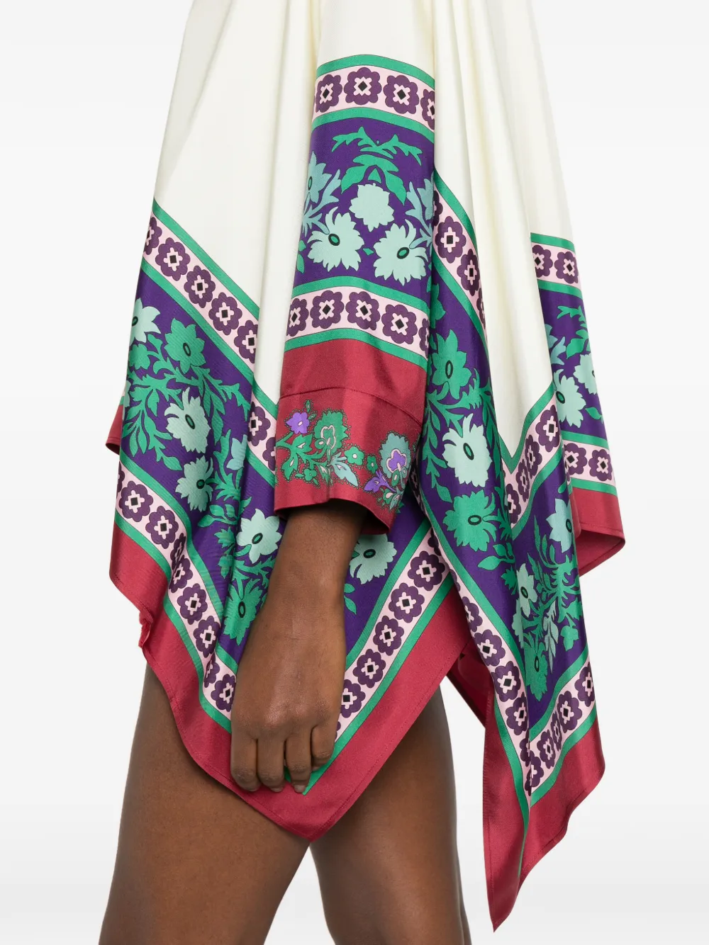 La DoubleJ Blouse met bloemenprint Wit