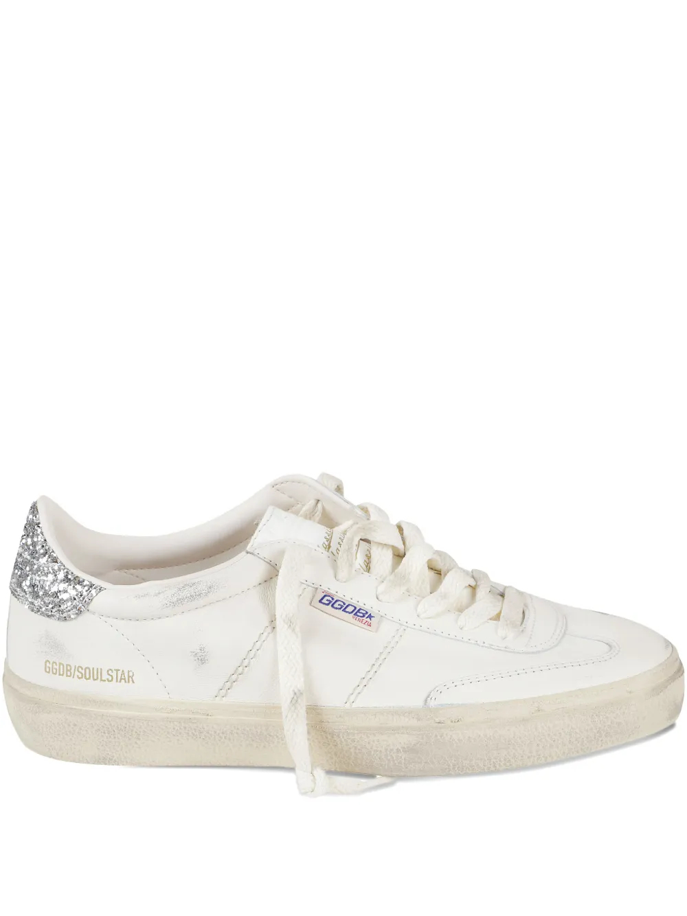 Golden Goose glitter sneakers Wit