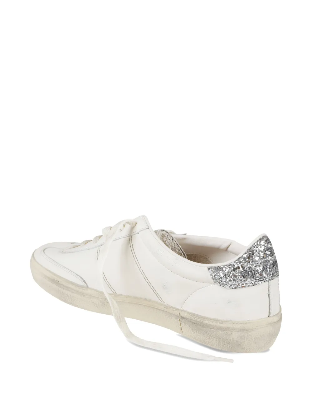 Golden Goose glitter sneakers Wit