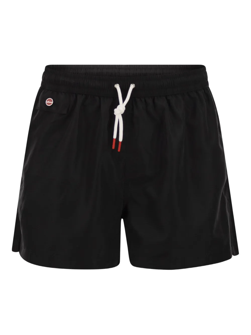 Kiton drawstring logo swim shorts | negro | Image 1