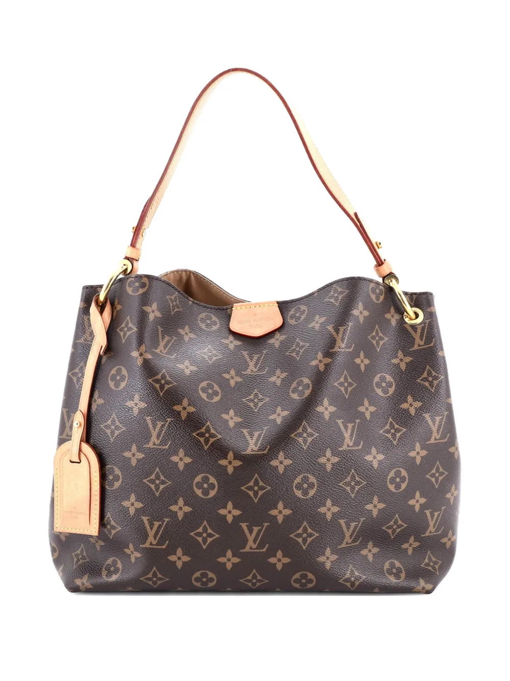Louis Vuitton Pre-Owned Graceful Handbag Monogram Canvas PM hobo bag - Marrone