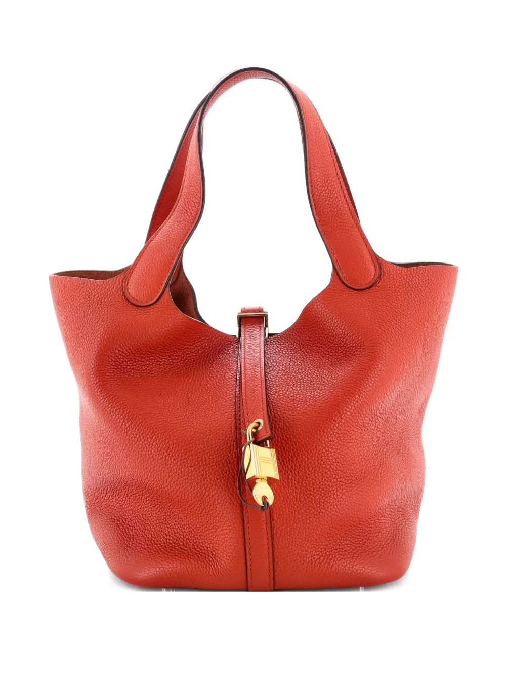 Hermès Pre-Owned Picotin Lock Bag Maurice MM bucket bag | Orange | Image 1