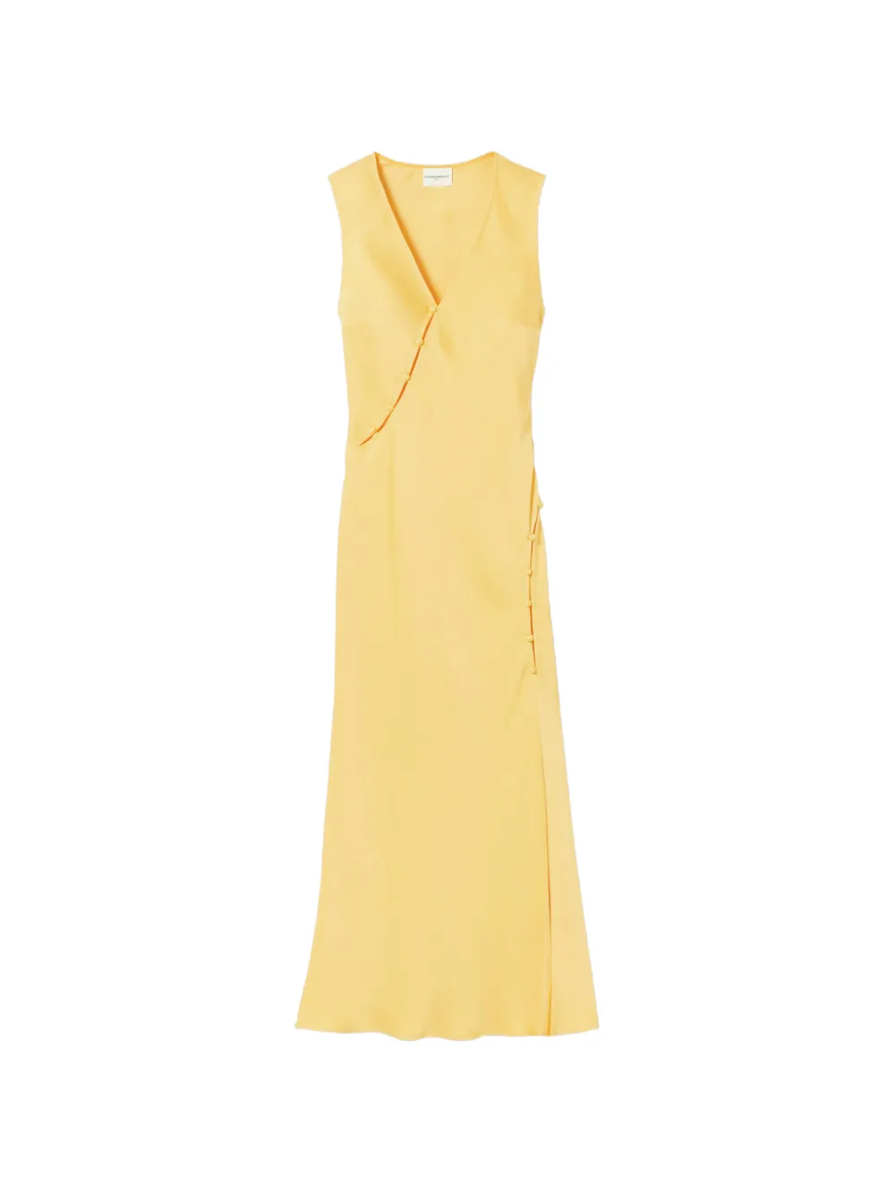 Claudie Pierlot button-fastening maxi dress - Giallo