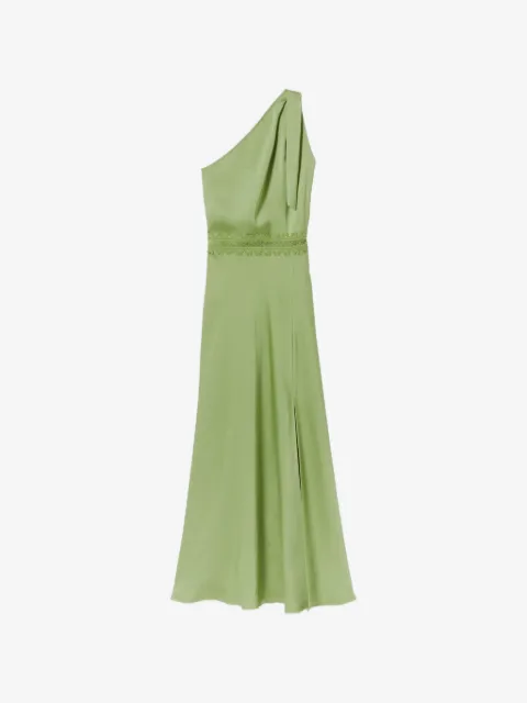 Claudie Pierlot vestido de satén con hombro descubierto