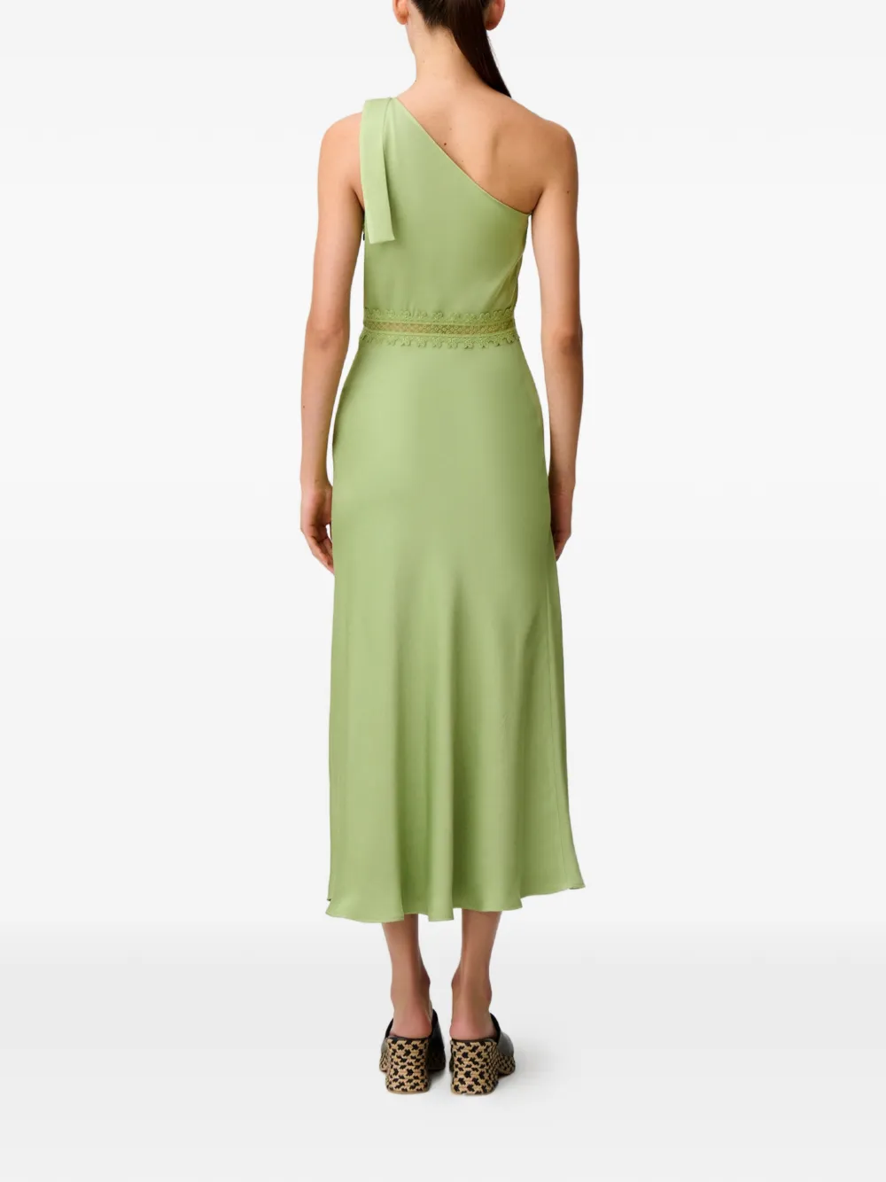Claudie Pierlot Asymmetrische jurk Groen