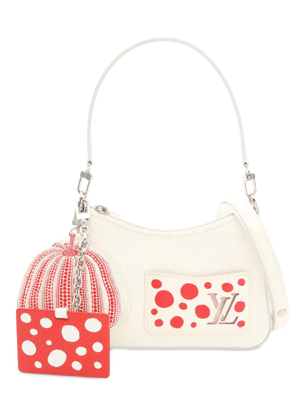 Louis Vuitton Pre-Owned 2021-2025 Yayoi Kusama Epi Infinity Dots Marellini satchel - Bianco