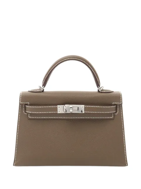 Hermès Pre-Owned 2024 Mini Epsom Kelly II Sellier handbag