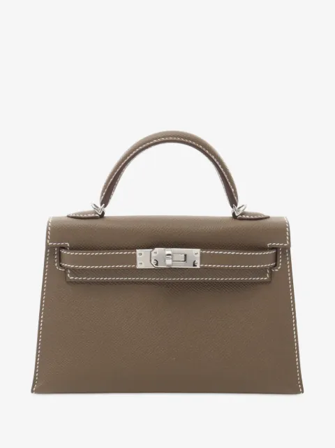 Hermès Pre-Owned 2024 Mini Epsom Kelly II Sellier handbag