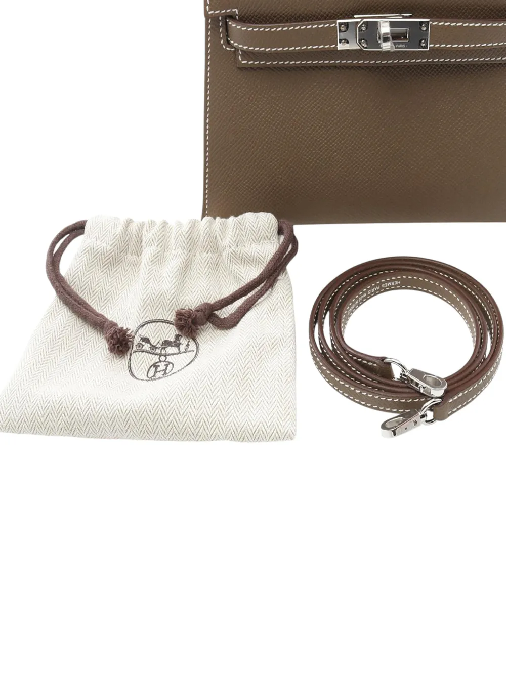 Hermès Pre-Owned 2024 Mini Epsom Kelly II Sellier handbag | Estilos de archivo | Image 2