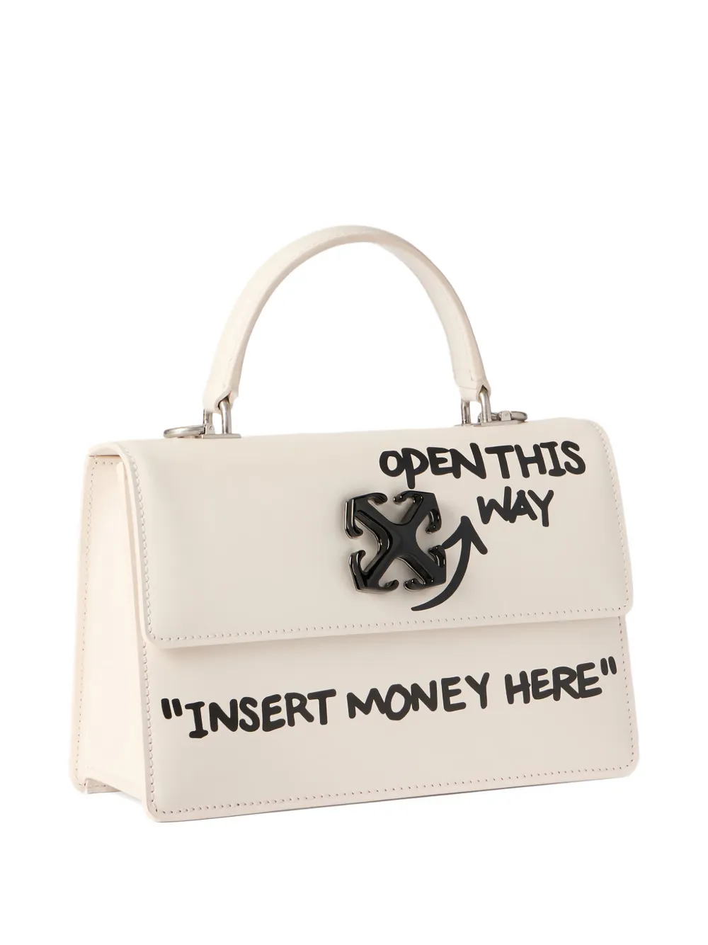  Off-white Jitney 1.4 Tote Bag - Neutrals 