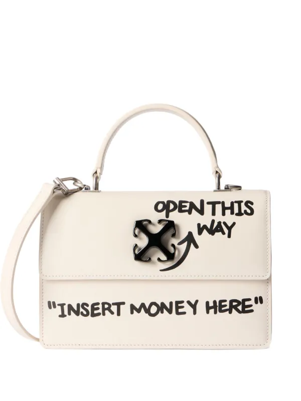 Off-White Jitney 1.4 Tote Bag in Neutrals