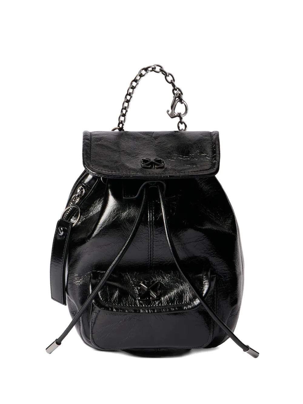 Off-White Dumbo.B leather backpack - Schwarz