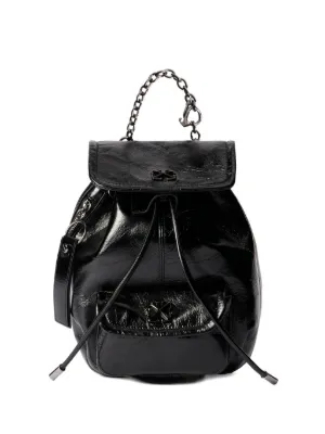 Miu Miu レザー バックパック | ブラック | FARFETCH JP