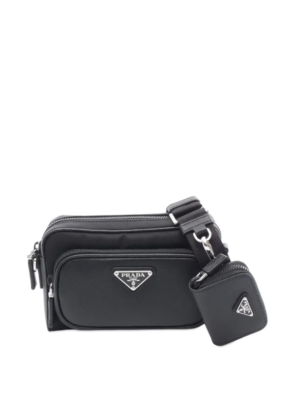 Prada Pre-Owned 2013-2025 リナイロン＆サフィアーノ ショルダー