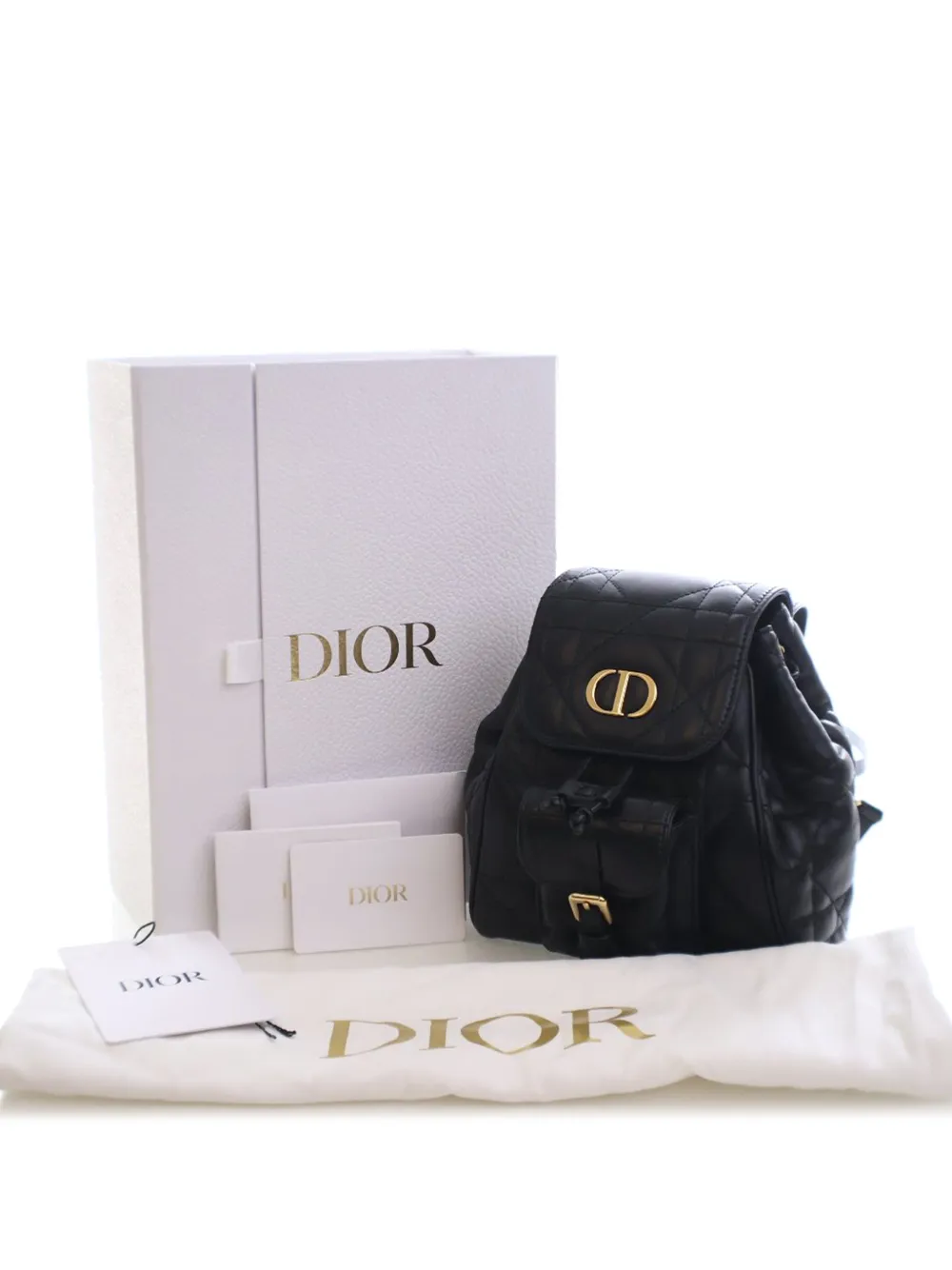 Christian Dior Pre-Owned 2024 Small Lambskin Macrocannage Caro backpack | Estilos de archivo | Image 2