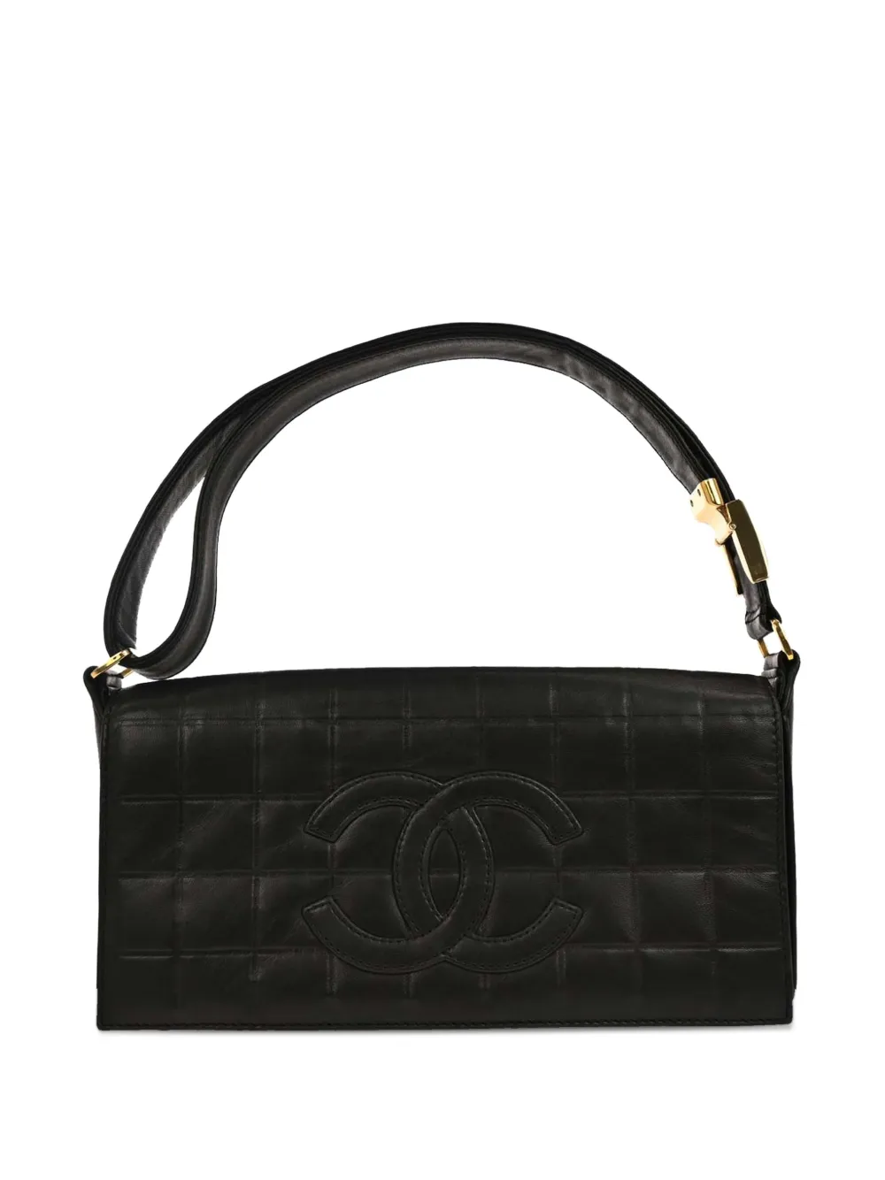 CHANEL Pre-Owned Borsa a spalla Choco Bar 2000-2001 - Nero