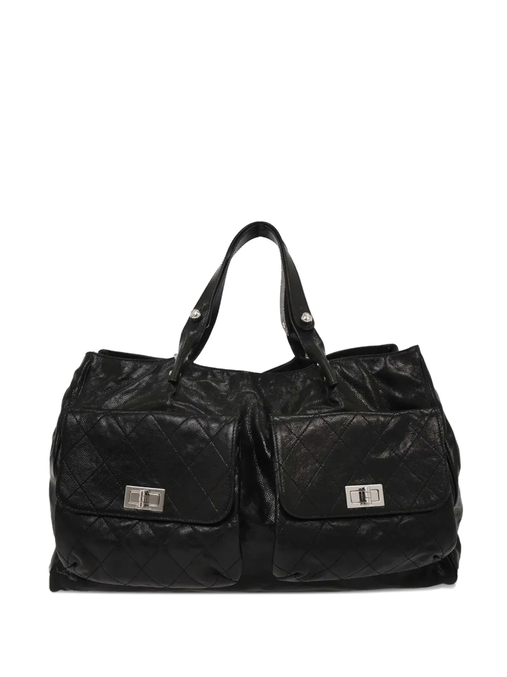 CHANEL Pre-Owned Borsa tote Mademoiselle in pelle 2008-2009 - Nero
