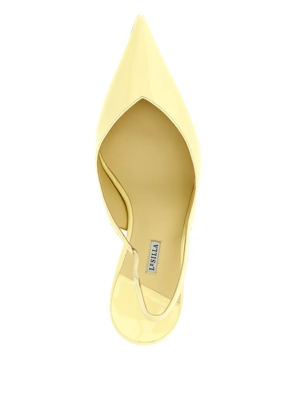 Le Silla Vivienne slingback pumps Geel