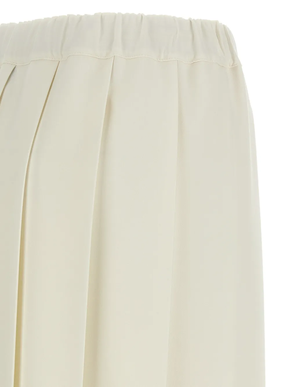 Fabiana Filippi Pleated Skirt Skirts White In Neutral