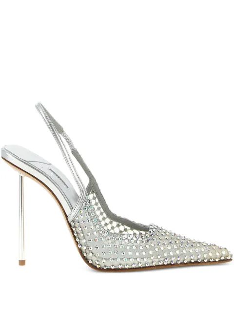 Le Silla Gilda rhinestone-embellishment slingback pumps