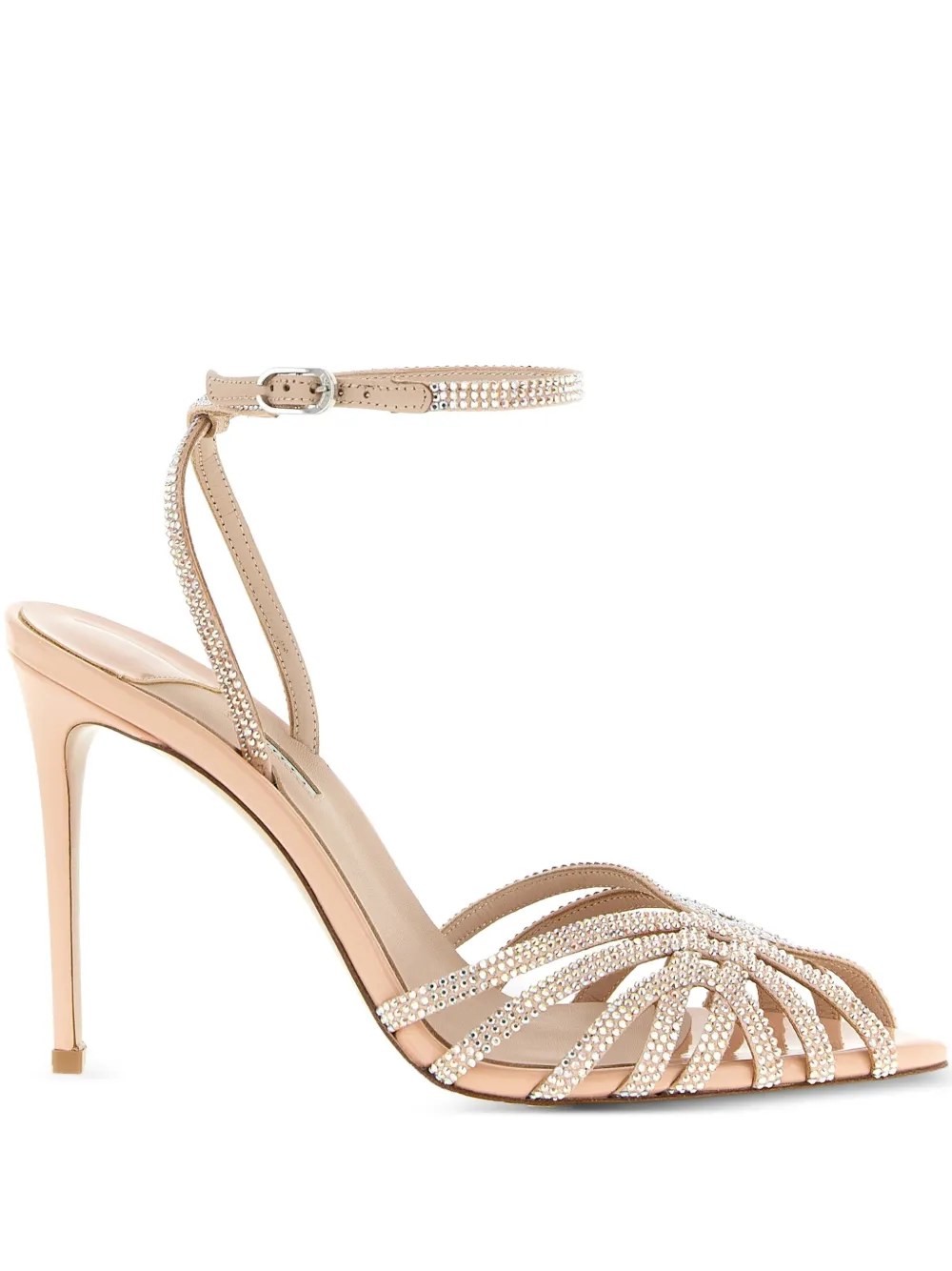 Le Silla Embrace Divina sandalen met enkelbandje Beige