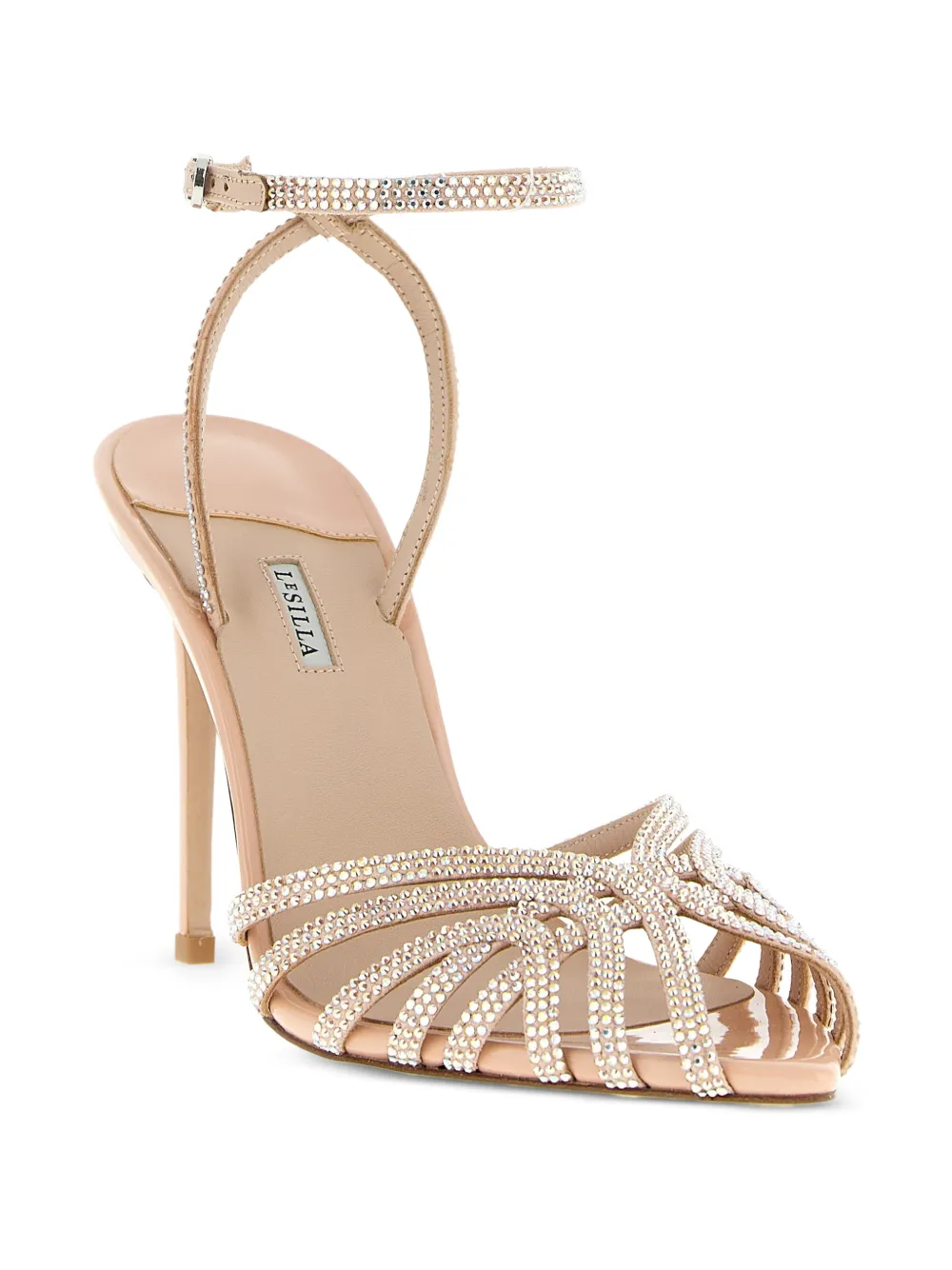 Le Silla Embrace Divina sandalen met enkelbandje Beige
