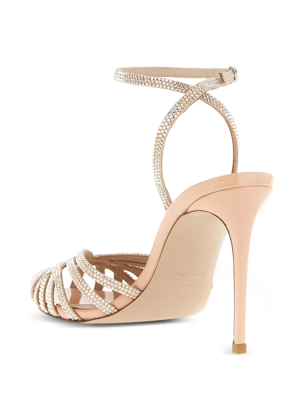 Le Silla Embrace Divina sandalen met enkelbandje Beige