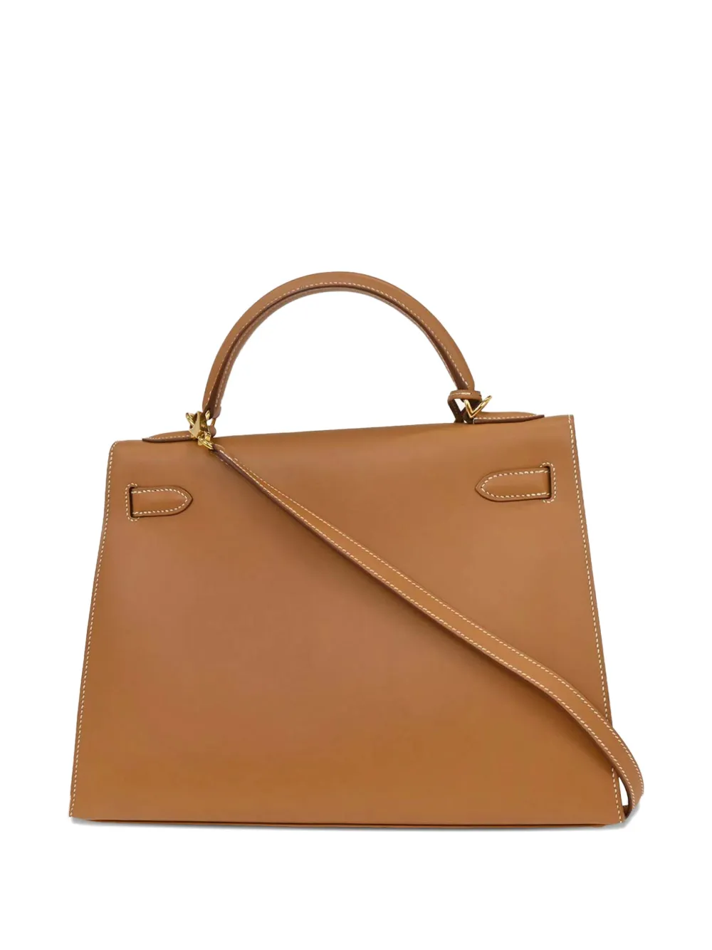 2000 32 Kelly Sellier Leather Tote Bag