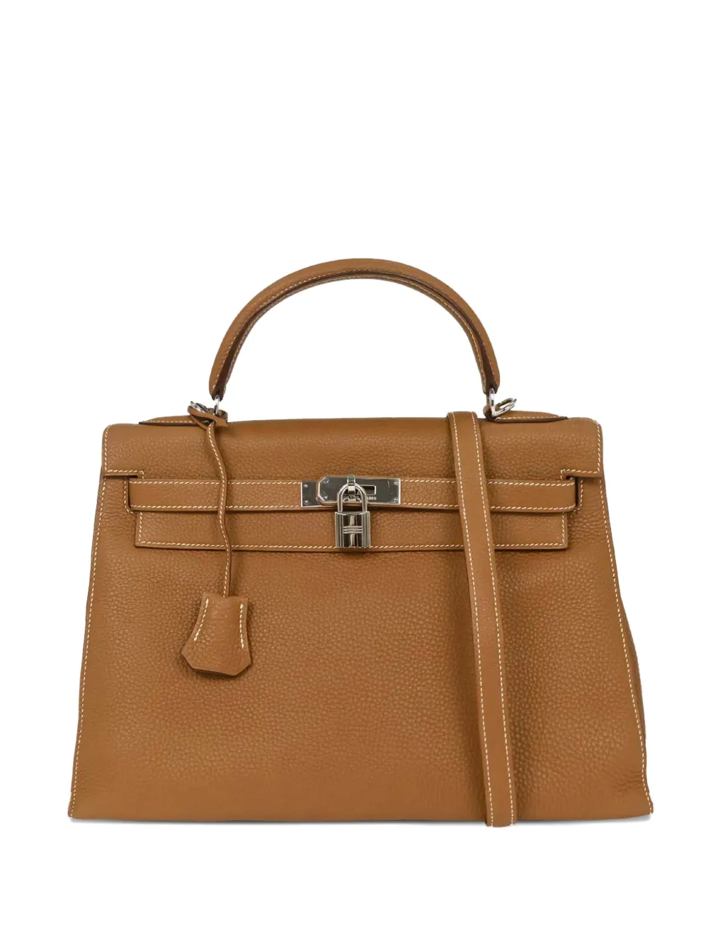 Hermès Pre-Owned Borsa tote Kelly Sellier two-way in pelle 2005 - Marrone