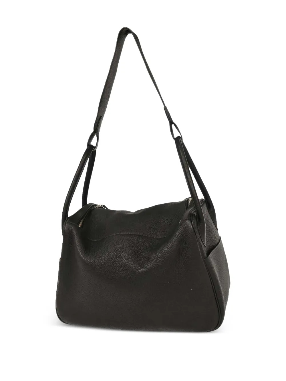 Herm&egrave;s Pre-Owned 2007 34 Lindy leren schoudertas - Zwart