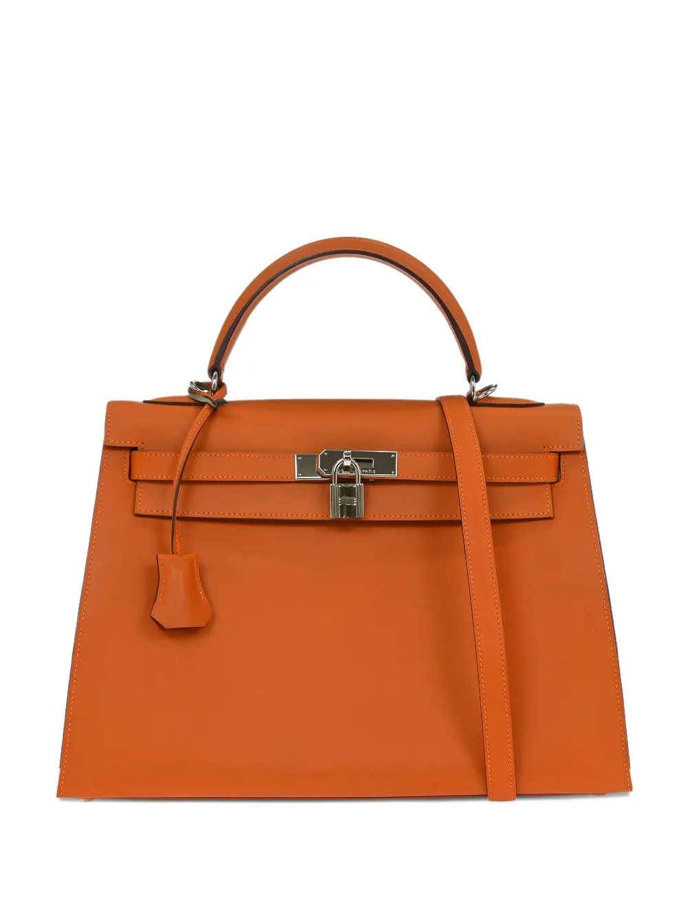 Hermès Pre-Owned Borsa tote Kelly Sellier 32 in pelle 2004 - Arancione