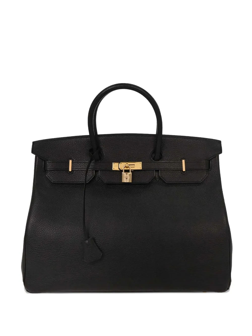 Hermès Pre-Owned 1998 40 Birkin leather tote bag - Black