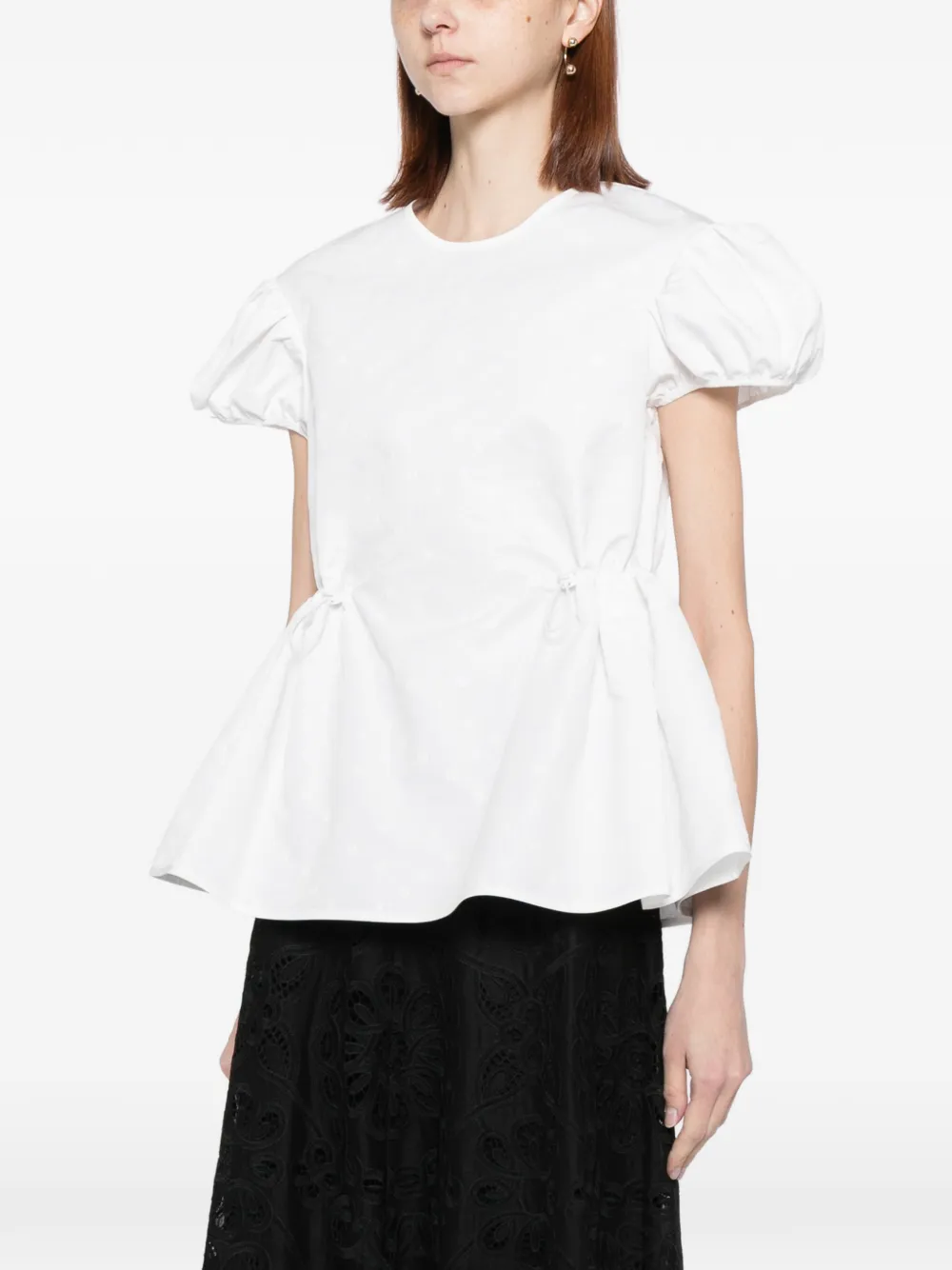 Cecilie Bahnsen Chiara top Wit