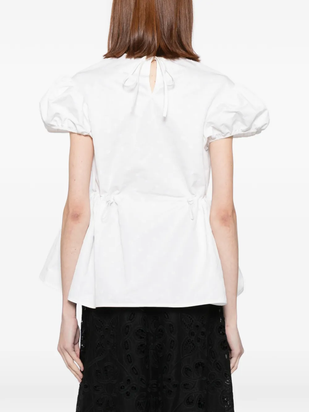 Cecilie Bahnsen Chiara top Wit