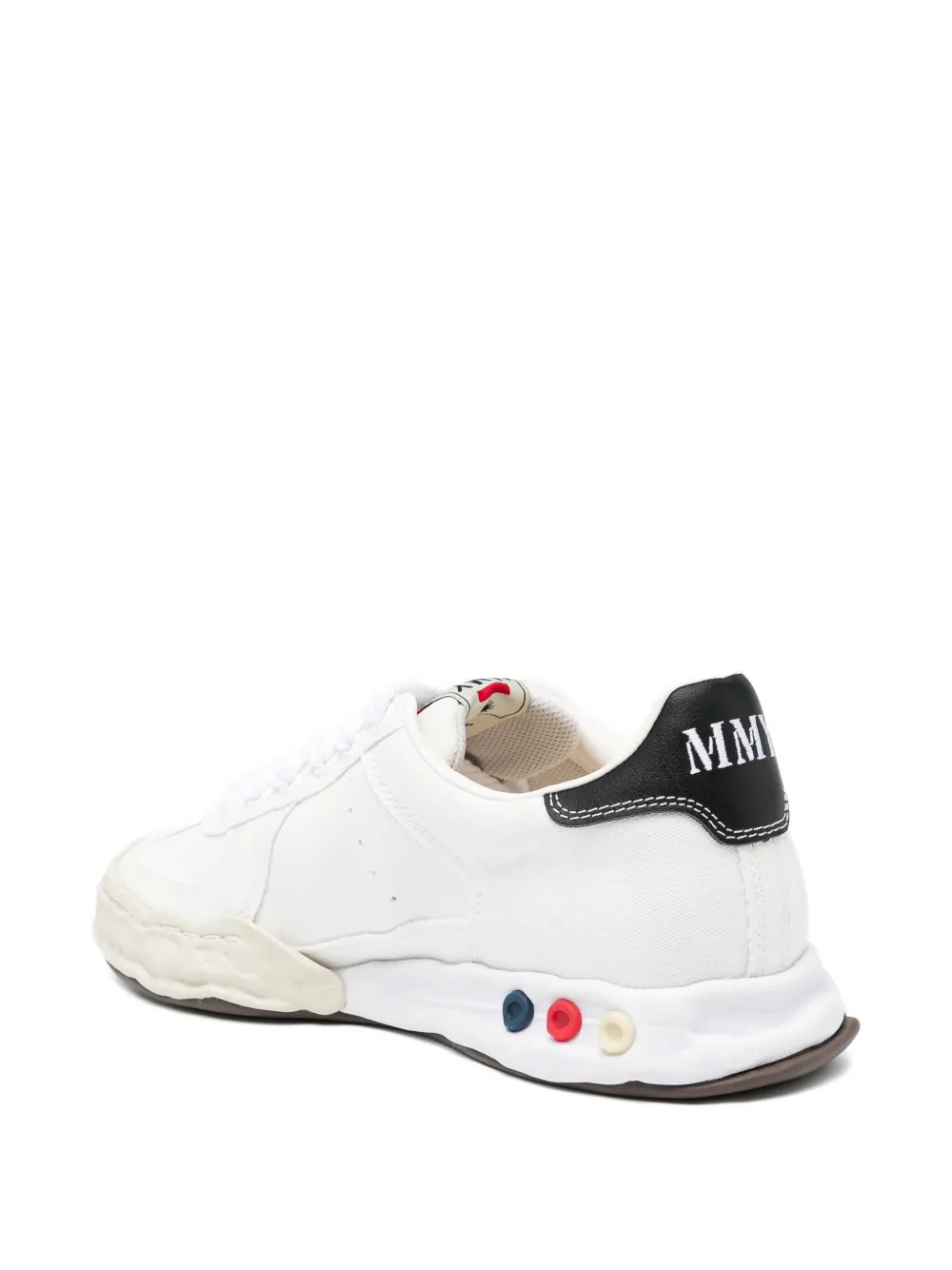 Maison MIHARA YASUHIRO logo-embroidered trainers Wit