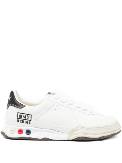 Maison MIHARA YASUHIRO logo-embroidered trainers