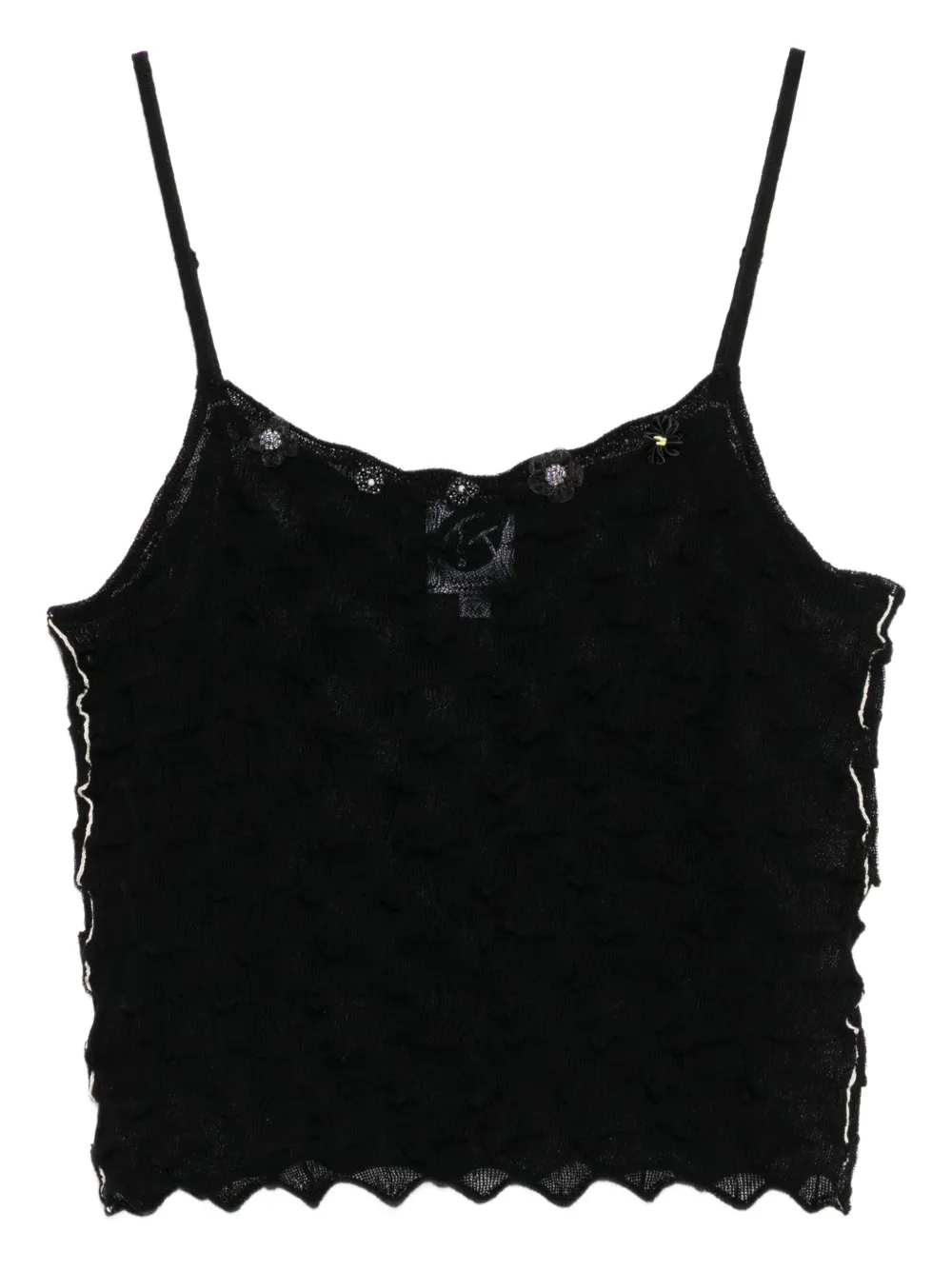 YANYAN KNITS Borlor vest - Nero