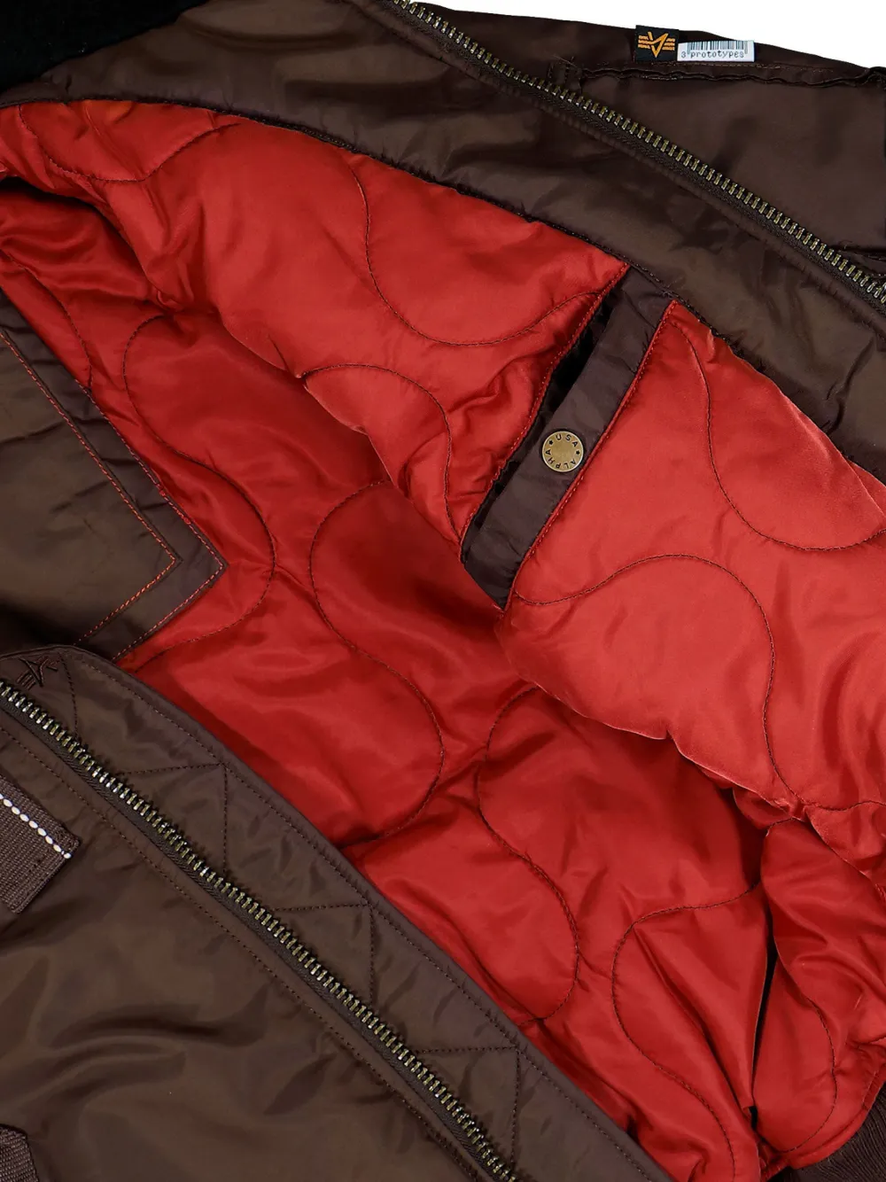 Sprayed Goat Bomber Jacket