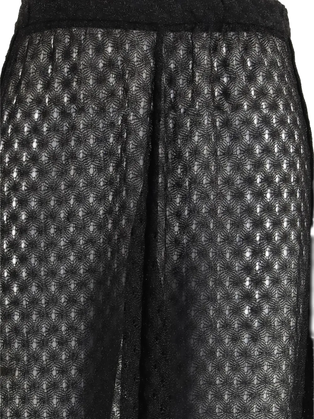 Missoni Geometric-patterned Trousers - Black 