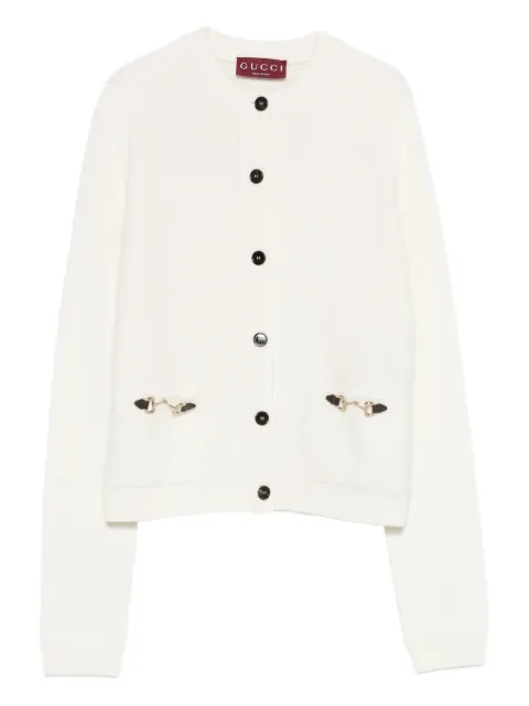 Gucci cardigan à détails de mors