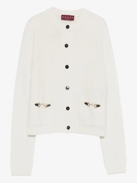 Gucci Horsebit-detail buttoned cardigan