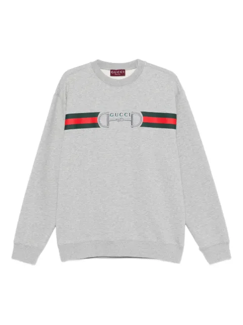 Gucci stripe logo sweatshirt