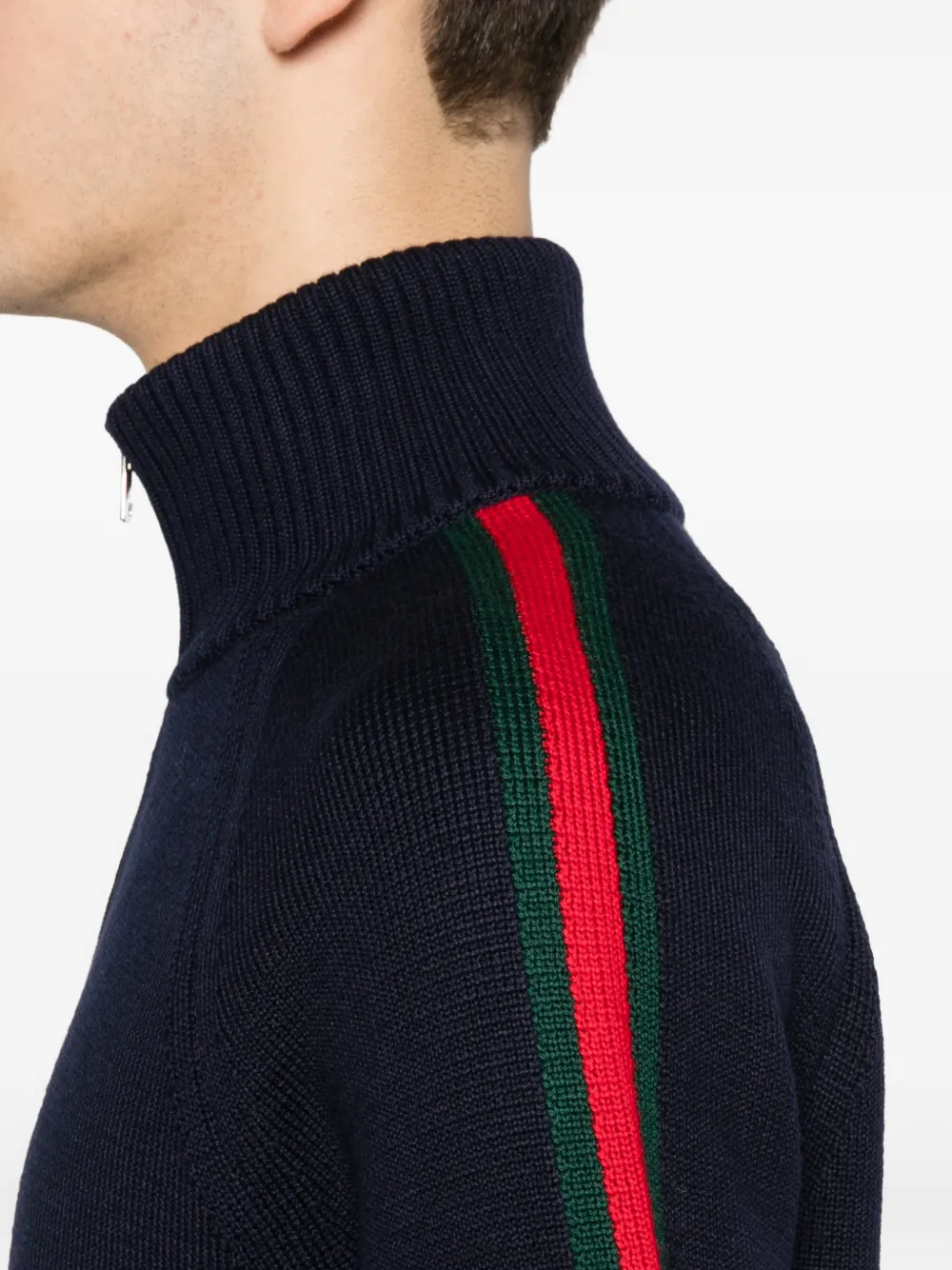 Gucci Vest met rits Blauw