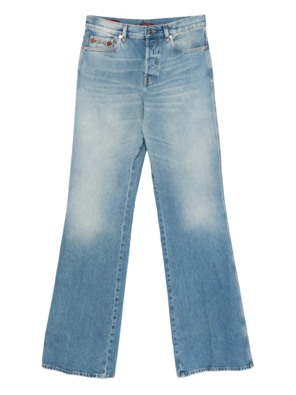 Gucci Horsebit flared jeans - Blau