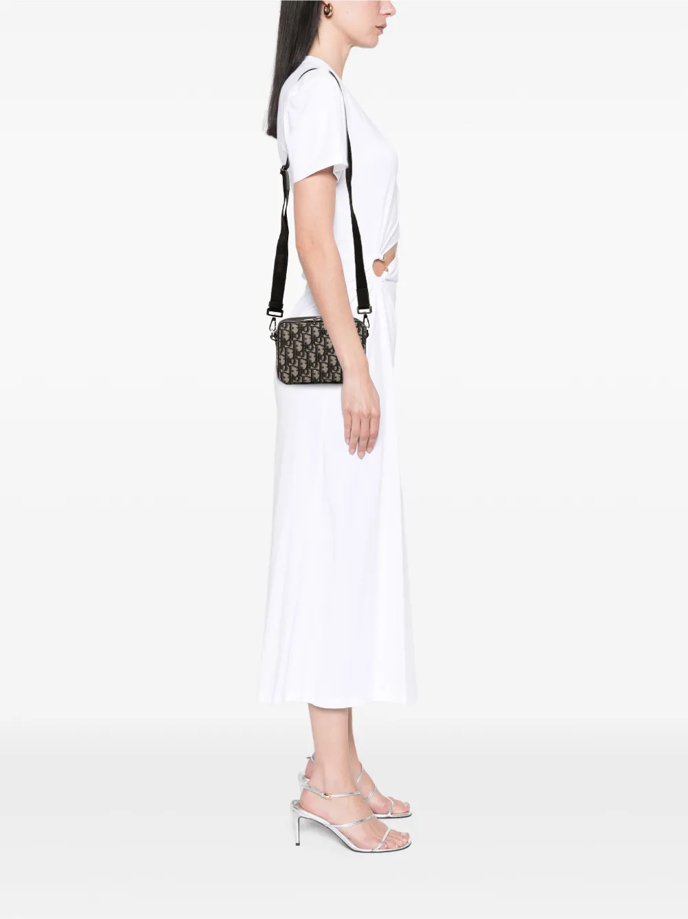 Christian Dior Pre-Owned 2023 Oblique Canvas Zipped Pouch with Strap crossbody bag | Pre-Owned | Image 2