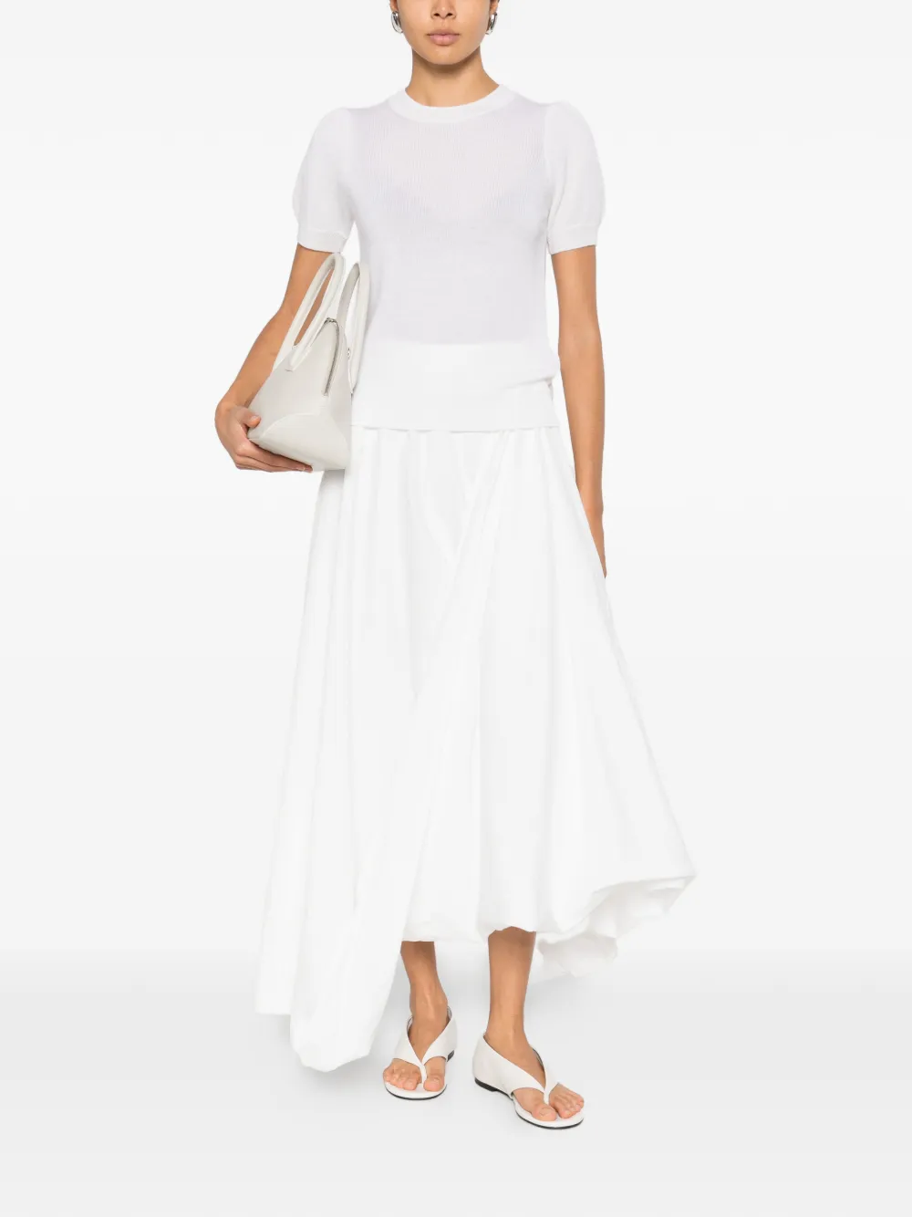  Allude Short-sleeve T-shirt - White 