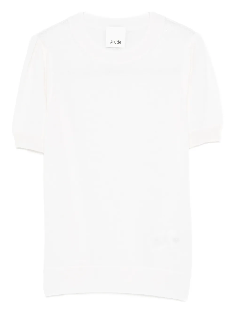 Allude short-sleeve T-shirt - Bianco