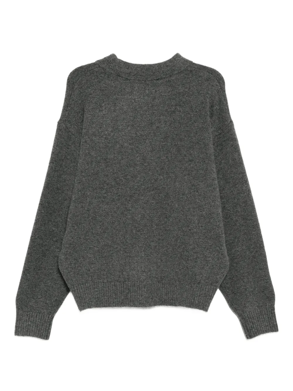 SONGZIO Trui met geborduurde panter - Grijs