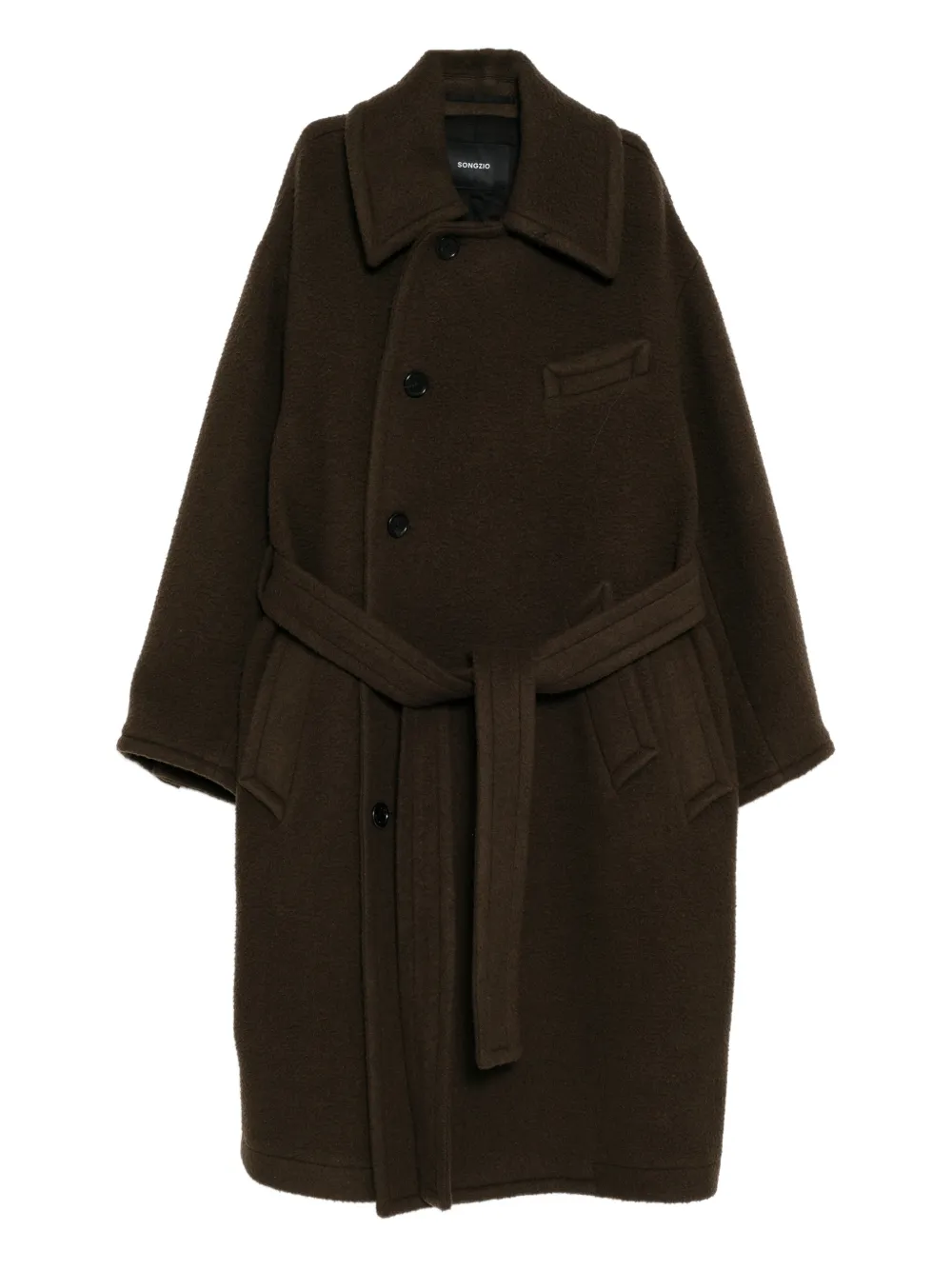 SONGZIO Bias boucle coat - Brown